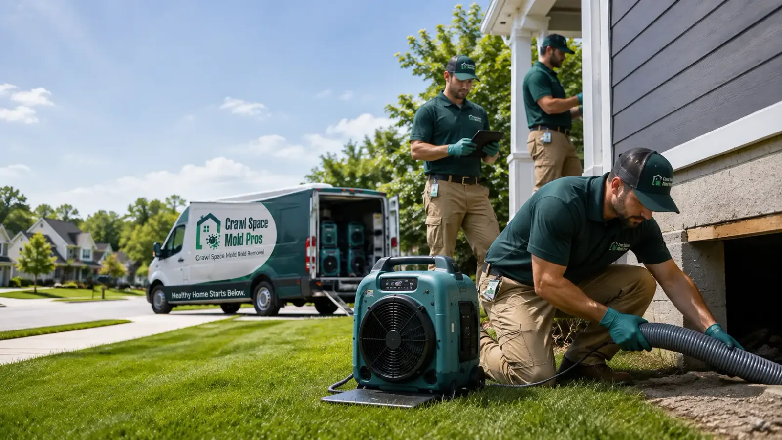 Crawl Space Mold Removal in Ansonia, OH